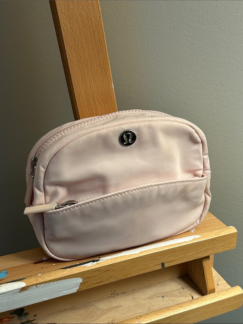 lululemon athletica City Essentials Pouch (Mini 2L) in Light Pink EUC